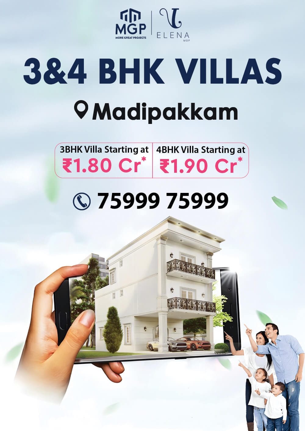MGP Elena Villas Banner Mobile – Madipakkam