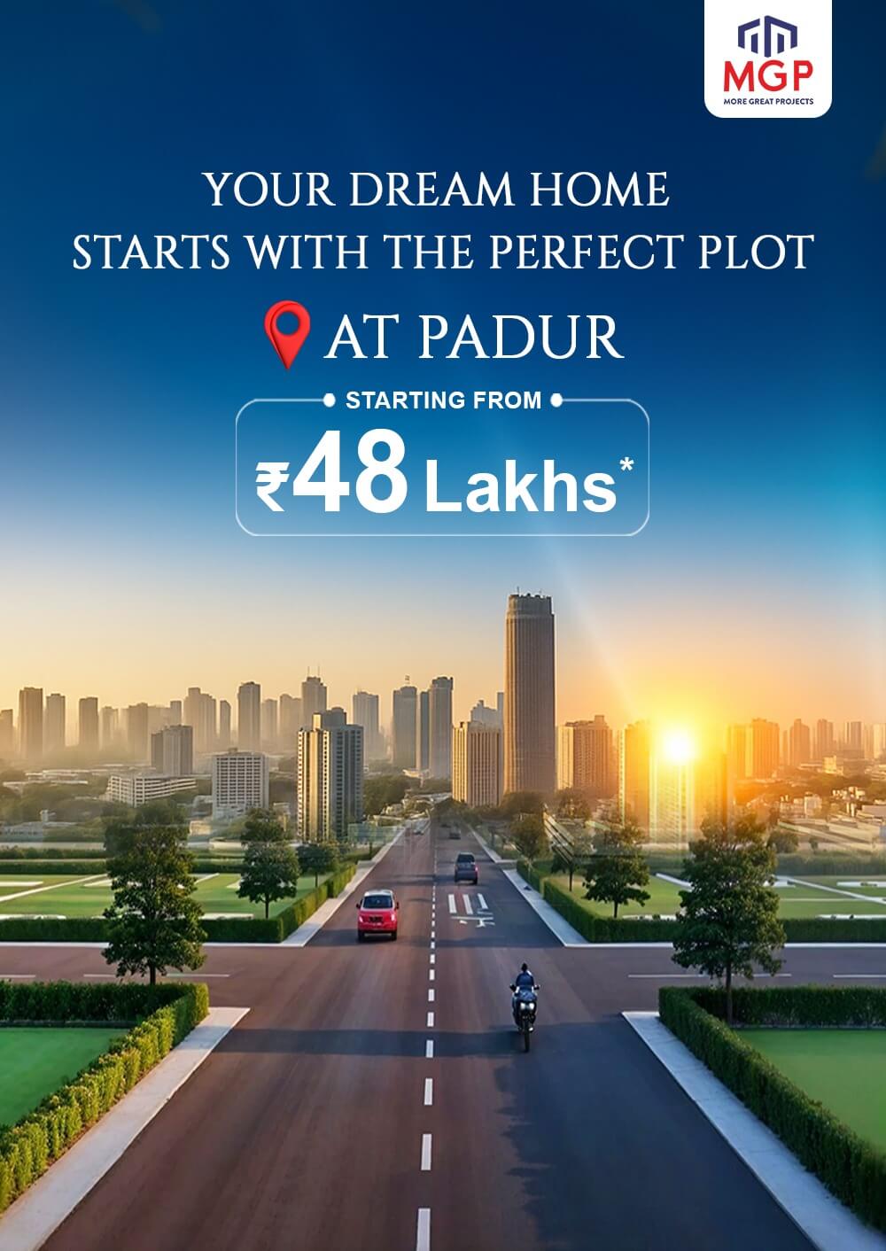 MGP Padur Villa Plot Banner Mobile – Padur, Chennai