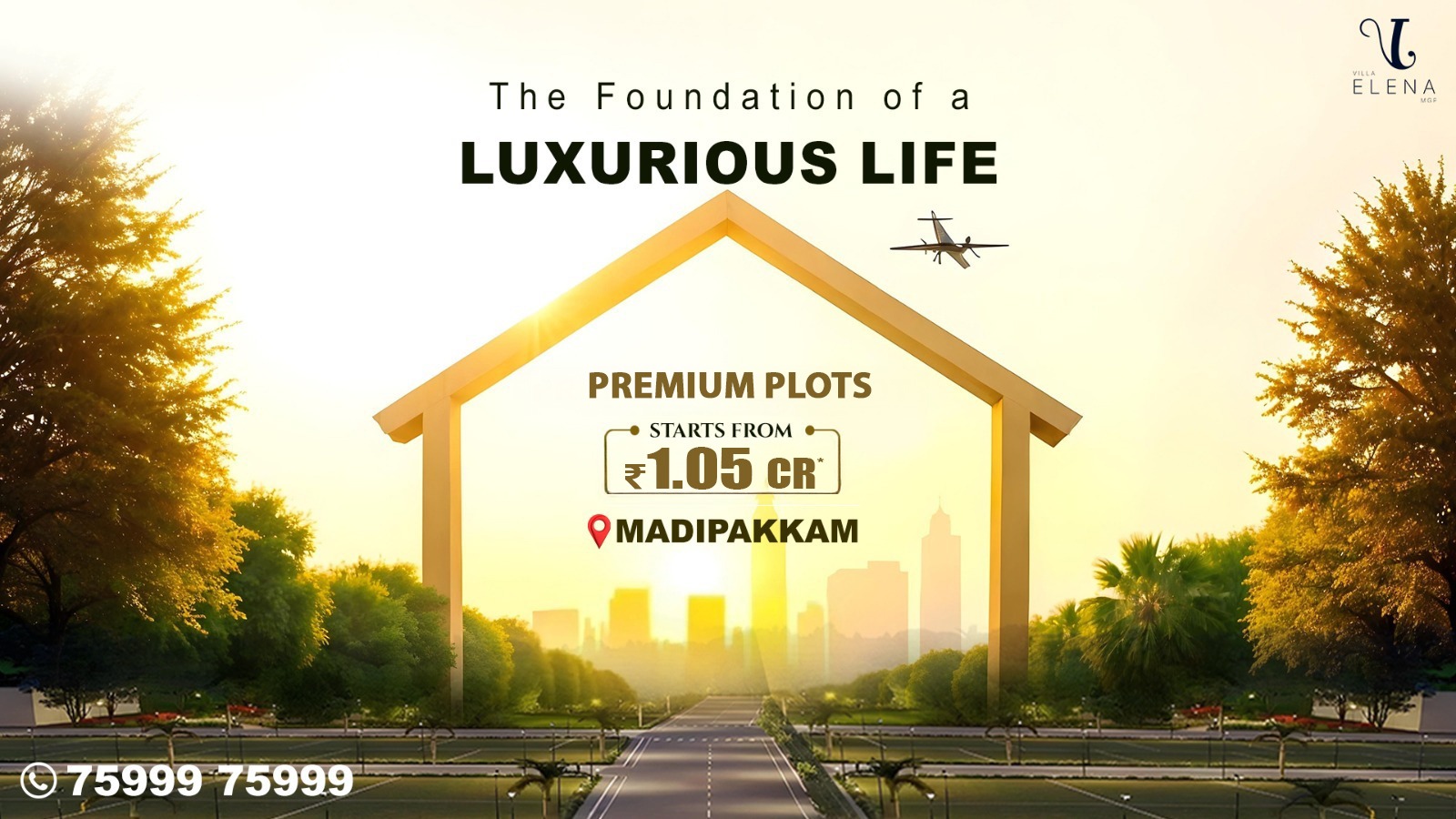 Web Banner madipakkam plot